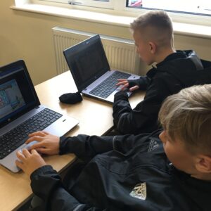 Premier League Academies Students are using laptop